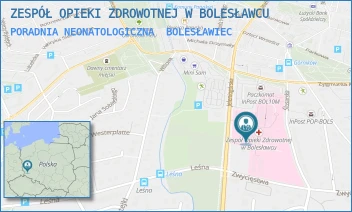 PORADNIA NEONATOLOGICZNA - ZESPÓŁ OPIEKI ZDROWOTNEJ W BOLESŁAWCU - UL. JELENIOGÓRSKA 4,  BOLESŁAWIEC