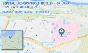 KLINIKA NEONATOLOGII - SZPITAL UNIWERSYTECKI NR 2 IM. DR JANA BIZIELA W BYDGOSZCZY - UJEJSKIEGO 75,  BYDGOSZCZ