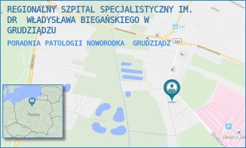 PORADNIA PATOLOGII NOWORODKA - REGIONALNY SZPITAL SPECJALISTYCZNY IM. DR  WŁADYSŁAWA BIEGAŃSKIEGO W GRUDZIĄDZU - RYDYGIERA 15/17,  GRUDZIĄDZ