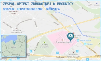 ODDZIAŁ NEONATOLOGICZNY - ZESPÓŁ OPIEKI ZDROWOTNEJ W BRODNICY - WIEJSKA 9,  BRODNICA