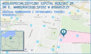 ODDZIAŁ NOWORODKÓW I INTENSYWNEJ TERAPII - SZPITAL KLINICZNY IM. DR. E. WARMIŃSKIEGO POLITECHNIKI BYDGOSKIEJ- SPZOZ W BYDGOSZCZY - SZPITALNA 19,  BYDGOSZCZ