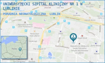 PORADNIA NEONATOLOGICZNA - UNIWERSYTECKI SZPITAL KLINICZNY NR 1 W LUBLINIE - STASZICA 14A,  LUBLIN