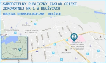 ODDZIAŁ NEONATOLOGICZNY - SAMODZIELNY PUBLICZNY ZAKŁAD OPIEKI ZDROWOTNEJ NR 1 W BEŁŻYCACH - LUBELSKA 90,  BEŁŻYCE