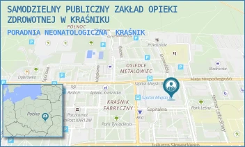 PORADNIA NEONATOLOGICZNA - SAMODZIELNY PUBLICZNY ZAKŁAD OPIEKI ZDROWOTNEJ W KRAŚNIKU - NIEPODLEGŁOŚCI 25,  KRAŚNIK