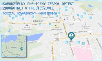 ODDZIAŁ NOWORODKOWY - SAMODZIELNY PUBLICZNY ZESPÓŁ OPIEKI ZDROWOTNEJ W HRUBIESZOWIE - JÓZEFA PIŁSUDSKIEGO 11, HRUBIESZÓW