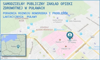 PORADNIA ROZWOJU NOWORODKA I PROBLEMÓW LAKTACYJNYCH - SAMODZIELNY PUBLICZNY ZAKŁAD OPIEKI ZDROWOTNEJ W PUŁAWACH - BEMA 1,  PUŁAWY