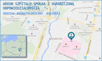ODDZIAŁ NEONATOLOGICZNY - ARION SZPITALE SPÓŁKA Z OGRANICZONĄ ODPOWIEDZIALNOŚCIĄ W RESTRUKTURYZACJI - POJASKA 5,  BIŁGORAJ