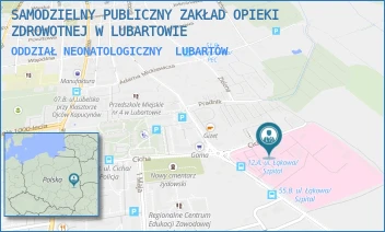ODDZIAŁ NEONATOLOGICZNY - SAMODZIELNY PUBLICZNY ZAKŁAD OPIEKI ZDROWOTNEJ W LUBARTOWIE - CICHA 14,  LUBARTÓW