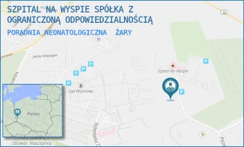 PORADNIA NEONATOLOGICZNA - SZPITAL NA WYSPIE SPÓŁKA Z OGRANICZONĄ ODPOWIEDZIALNOŚCIĄ - UL. PSZENNA 2, ŻARY