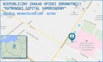 ODDZIAŁ NEONATOLOGICZNY - NIEPUBLICZNY ZAKŁAD OPIEKI ZDROWOTNEJ "KUTNOWSKI SZPITAL SAMORZĄDOWY" - UL. KOŚCIUSZKI 52,  KUTNO
