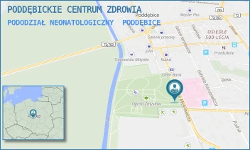 PODODZIAŁ NEONATOLOGICZNY - PODDĘBICKIE CENTRUM ZDROWIA - MICKIEWICZA 16,  PODDĘBICE