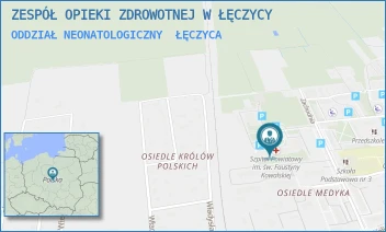 ODDZIAŁ NEONATOLOGICZNY - ZESPÓŁ OPIEKI ZDROWOTNEJ W ŁĘCZYCY - UL. ZACHODNIA 6,  ŁĘCZYCA