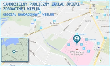 ODDZIAŁ NOWORODKOWY - SAMODZIELNY PUBLICZNY ZAKŁAD OPIEKI ZDROWOTNEJ WIELUŃ - UL. SZPITALNA  16,  WIELUŃ