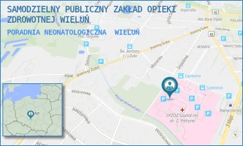 PORADNIA NEONATOLOGICZNA - SAMODZIELNY PUBLICZNY ZAKŁAD OPIEKI ZDROWOTNEJ WIELUŃ - UL. UL. SZPITALNA 16,  WIELUŃ