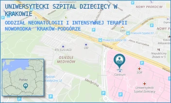 ODDZIAŁ NEONATOLOGII I INTENSYWNEJ TERAPII NOWORODKA - UNIWERSYTECKI SZPITAL DZIECIĘCY W KRAKOWIE - UL. WIELICKA 265,  KRAKÓW-PODGÓRZE
