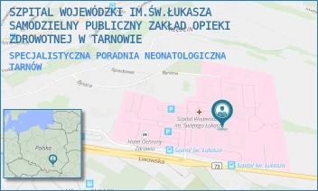SPECJALISTYCZNA PORADNIA NEONATOLOGICZNA - SZPITAL WOJEWÓDZKI IM.ŚW.ŁUKASZA SAMODZIELNY PUBLICZNY ZAKŁAD OPIEKI ZDROWOTNEJ W TARNOWIE - UL. LWOWSKA 178A,  TARNÓW