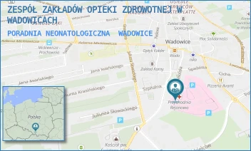PORADNIA NEONATOLOGICZNA - ZESPÓŁ ZAKŁADÓW OPIEKI ZDROWOTNEJ W WADOWICACH - UL. KARMELICKA 5,  WADOWICE