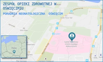 PORADNIA NEONATOLOGICZNA - ZESPÓŁ OPIEKI ZDROWOTNEJ W OŚWIĘCIMIU - UL. WYSOKIE BRZEGI 4,  OŚWIĘCIM