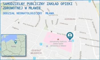 ODDZIAŁ NEONATOLOGICZNY - SAMODZIELNY PUBLICZNY ZAKŁAD OPIEKI ZDROWOTNEJ W MŁAWIE - ANNY DOBRSKIEJ 1,  MŁAWA