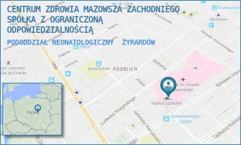 PODODDZIAŁ NEONATOLOGICZNY - CENTRUM ZDROWIA MAZOWSZA ZACHODNIEGO SPÓŁKA Z OGRANICZONĄ ODPOWIEDZIALNOŚCIĄ - LIMANOWSKIEGO 30,  ŻYRARDÓW