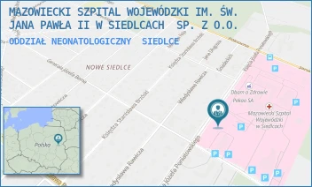 ODDZIAŁ NEONATOLOGICZNY - MAZOWIECKI SZPITAL WOJEWÓDZKI IM. ŚW. JANA PAWŁA II W SIEDLCACH  SP. Z O.O. - PONIATOWSKIEGO 26,  SIEDLCE