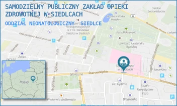 ODDZIAŁ NEONATOLOGICZNY - SAMODZIELNY PUBLICZNY ZAKŁAD OPIEKI ZDROWOTNEJ W SIEDLCACH - STAROWIEJSKA 15, SIEDLCE