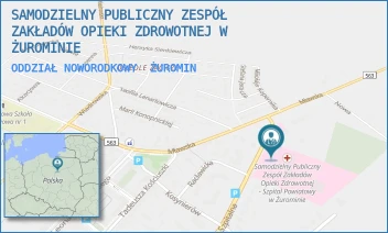 ODDZIAŁ NOWORODKOWY - SAMODZIELNY PUBLICZNY ZESPÓŁ ZAKŁADÓW OPIEKI ZDROWOTNEJ W ŻUROMINIE - SZPITALNA 56,  ŻUROMIN