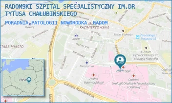 PORADNIA PATOLOGII NOWORODKA - RADOMSKI SZPITAL SPECJALISTYCZNY IM. DR TYTUSA CHAŁUBIŃSKIEGO - TOCHTERMANA 1,  RADOM