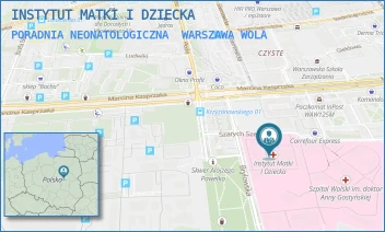 PORADNIA NEONATOLOGICZNA - INSTYTUT MATKI I DZIECKA - MARCINA KASPRZAKA 17 A,  WARSZAWA WOLA
