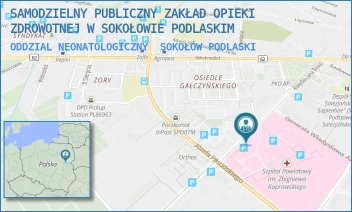 ODDZIAŁ NEONATOLOGICZNY - SAMODZIELNY PUBLICZNY ZAKŁAD OPIEKI ZDROWOTNEJ W SOKOŁOWIE PODLASKIM - KSIĘDZA JANA BOSKO 5,  SOKOŁÓW PODLASKI