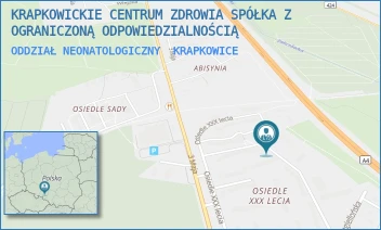 ODDZIAŁ NEONATOLOGICZNY - KRAPKOWICKIE CENTRUM ZDROWIA SPÓŁKA Z OGRANICZONĄ ODPOWIEDZIALNOŚCIĄ - OŚ. XXX-LECIA 21,  KRAPKOWICE