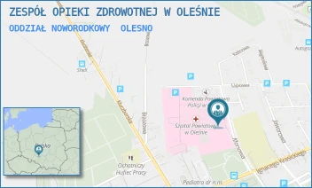 ODDZIAŁ NOWORODKOWY - ZESPÓŁ OPIEKI ZDROWOTNEJ W OLEŚNIE - UL. KLONOWA 1,  OLESNO