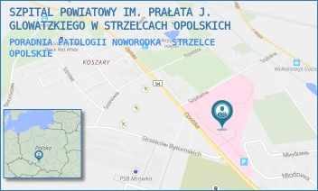 PORADNIA PATOLOGII NOWORODKA - SZPITAL POWIATOWY IM. PRAŁATA J. GLOWATZKIEGO W STRZELCACH OPOLSKICH - UL. OPOLSKA 36,  STRZELCE OPOLSKIE