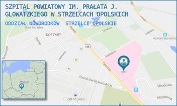 ODDZIAŁ NOWORODKÓW - SZPITAL POWIATOWY IM. PRAŁATA J. GLOWATZKIEGO W STRZELCACH OPOLSKICH - UL. OPOLSKA 36,  STRZELCE OPOLSKIE