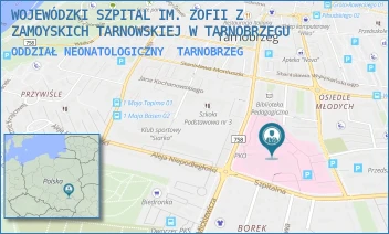 ODDZIAŁ NEONATOLOGICZNY - WOJEWÓDZKI SZPITAL IM. ZOFII Z ZAMOYSKICH TARNOWSKIEJ W TARNOBRZEGU - UL. SZPITALNA 1,  TARNOBRZEG