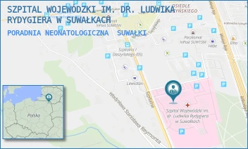 PORADNIA NEONATOLOGICZNA - SZPITAL WOJEWÓDZKI IM. DR. LUDWIKA RYDYGIERA W SUWAŁKACH - SZPITALNA 60,  SUWAŁKI