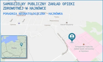 PORADNIA NEONATOLOGICZNA - SAMODZIELNY PUBLICZNY ZAKŁAD OPIEKI ZDROWOTNEJ W HAJNÓWCE - DOC. ADAMA DOWGIRDA 9,  HAJNÓWKA