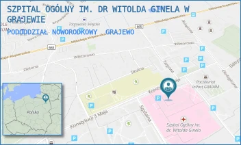 PODODDZIAŁ NOWORODKOWY - SZPITAL OGÓLNY IM. DR WITOLDA GINELA W GRAJEWIE - KONSTYTUCJI 3 MAJA 34,  GRAJEWO