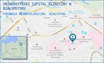 PORADNIA NEONATOLOGICZNA - UNIWERSYTECKI SZPITAL KLINICZNY W BIAŁYMSTOKU - M.C.SKŁODOWSKIEJ 24A,  BIAŁYSTOK