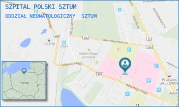 ODDZIAŁ NEONATOLOGICZNY - SZPITAL POLSKI SZTUM - UL. REJA 12,  SZTUM