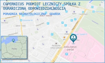PORADNIA NEONATOLOGICZNA - COPERNICUS PODMIOT LECZNICZY SPÓŁKA Z OGRANICZONĄ ODPOWIEDZIALNOŚCIĄ - ALEJA JANA PAWŁA II 50,  GDAŃSK