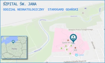 ODDZIAŁ NEONATOLOGICZNY - SZPITAL ŚW. JANA - UL. DR JÓZEFA BALEWSKIEGO 1,  STAROGARD GDAŃSKI