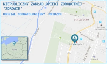 ODDZIAŁ NEONATOLOGICZNY - NIEPUBLICZNY ZAKŁAD OPIEKI ZDROWOTNEJ "ZDROWIE" - UL. JÓZEFA HALLERA 31,  KWIDZYN