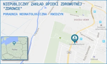 PORADNIA NEONATOLOGICZNA - NIEPUBLICZNY ZAKŁAD OPIEKI ZDROWOTNEJ "ZDROWIE" - UL. JÓZEFA HALLERA 31,  KWIDZYN