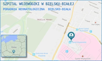 PORADNIA NEONATOLOGICZNA - SZPITAL WOJEWÓDZKI W BIELSKU-BIAŁEJ - UL. AL.ARMII KRAJOWEJ 101,  BIELSKO-BIAŁA