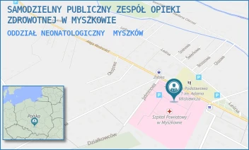 ODDZIAŁ NEONATOLOGICZNY - SAMODZIELNY PUBLICZNY ZESPÓŁ OPIEKI ZDROWOTNEJ W MYSZKOWIE - UL. ALEJA WOLNOŚCI 29,  MYSZKÓW