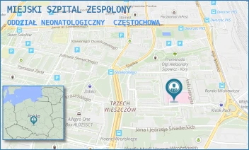 ODDZIAŁ NEONATOLOGICZNY - MIEJSKI SZPITAL ZESPOLONY - UL. MICKIEWICZA 12,  CZĘSTOCHOWA