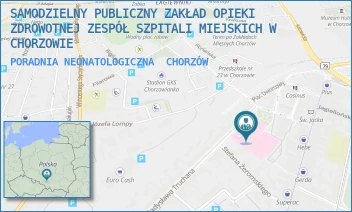 PORADNIA NEONATOLOGICZNA - SAMODZIELNY PUBLICZNY ZAKŁAD OPIEKI ZDROWOTNEJ ZESPÓŁ SZPITALI MIEJSKICH W CHORZOWIE - UL. WŁADYSŁAWA TRUCHANA 7,  CHORZÓW