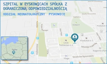 ODDZIAŁ NEONATOLOGICZNY - SZPITAL W PYSKOWICACH SPÓŁKA Z OGRANICZONĄ ODPOWIEDZIALNOŚCIĄ - UL. SZPITALNA 2,  PYSKOWICE