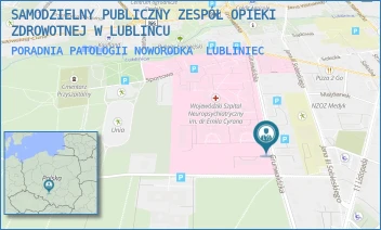 PORADNIA PATOLOGII NOWORODKA - SAMODZIELNY PUBLICZNY ZESPÓŁ OPIEKI ZDROWOTNEJ W LUBLIŃCU - UL. GRUNWALDZKA 9,  LUBLINIEC